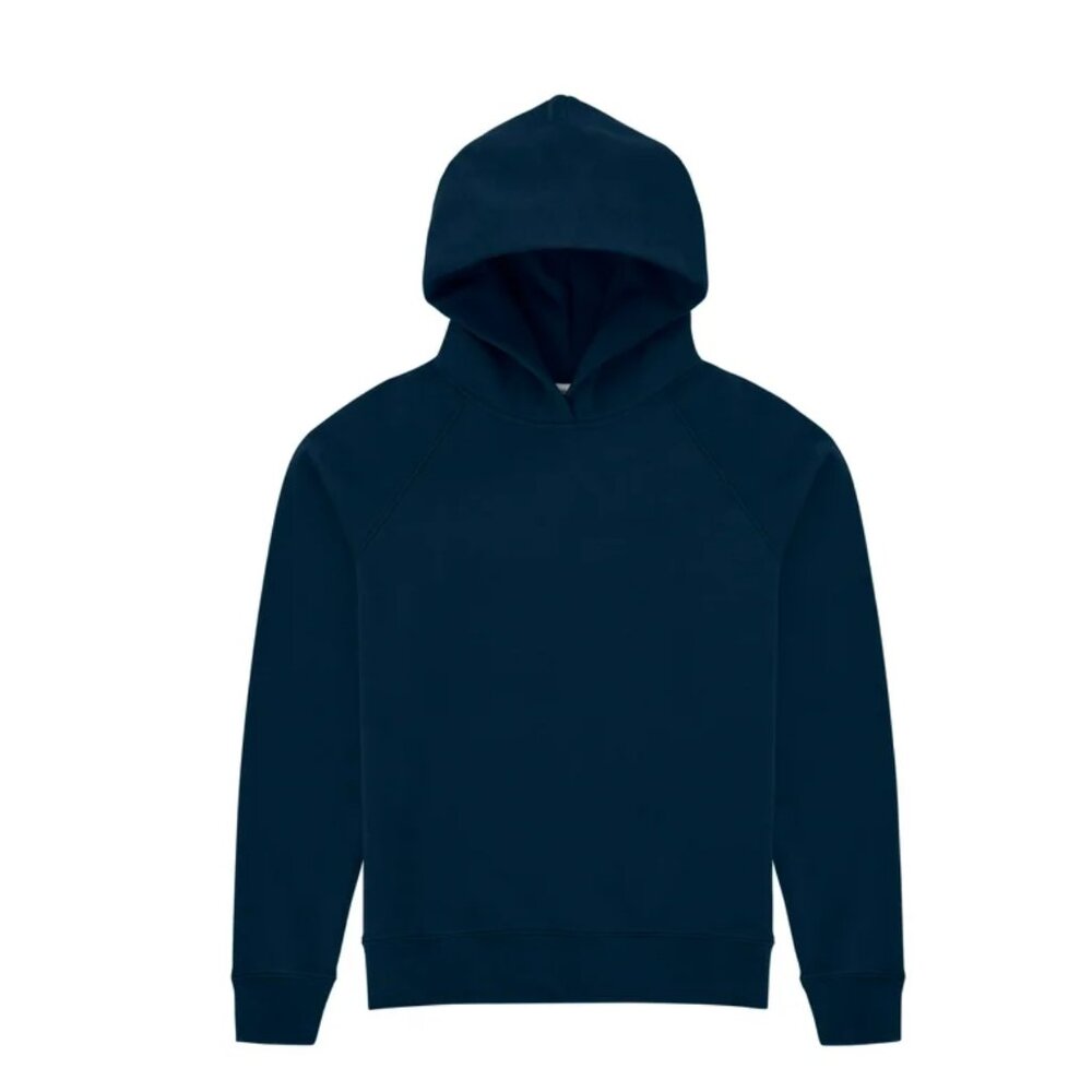 Fruit of the Loom Crafted Comfort Fleece Lined Hoodie Navy Blue Size S - Picture 8 of 8